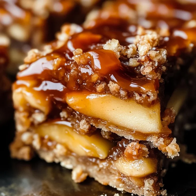 Salted Caramel Apple Pie Bars