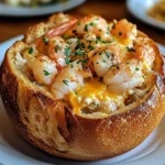 Stuffed Seafood Bread Bowl