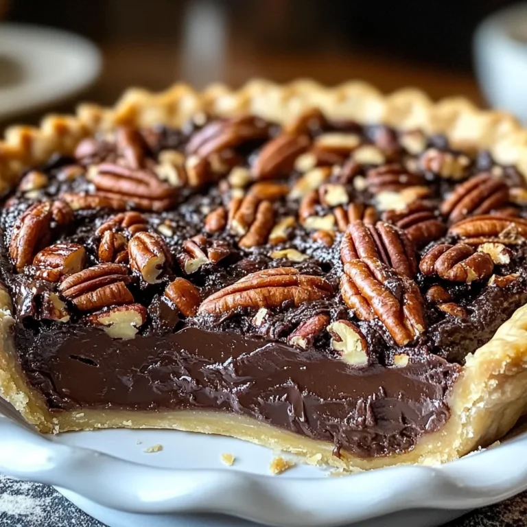 Texas Chocolate Pecan Pie