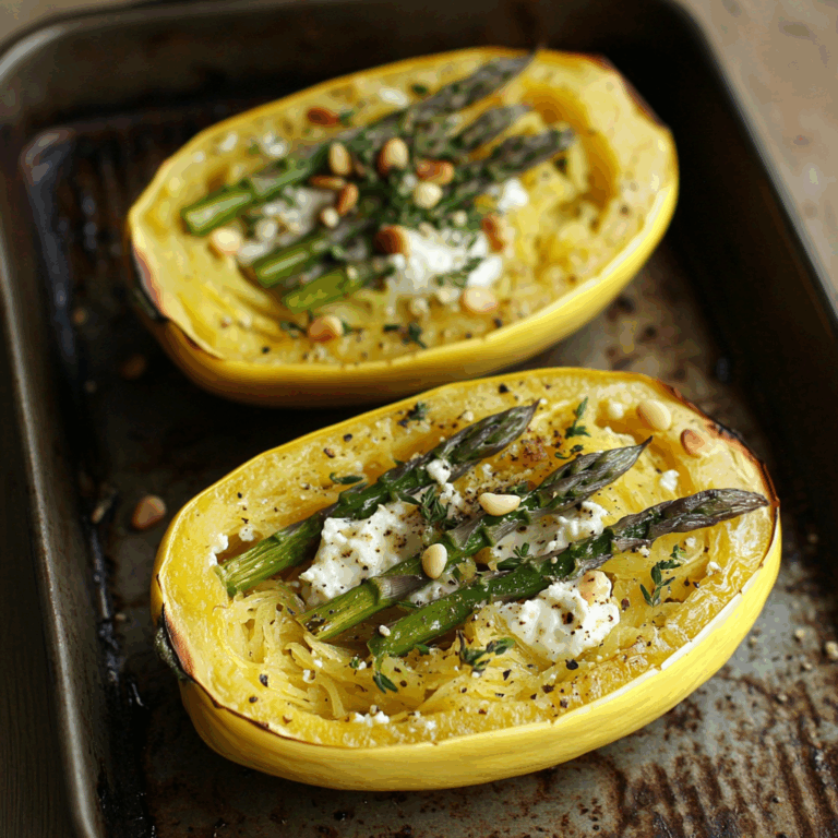 Recipe: Spaghetti Squash with Asparagus, Ricotta, Lemon, and Thyme