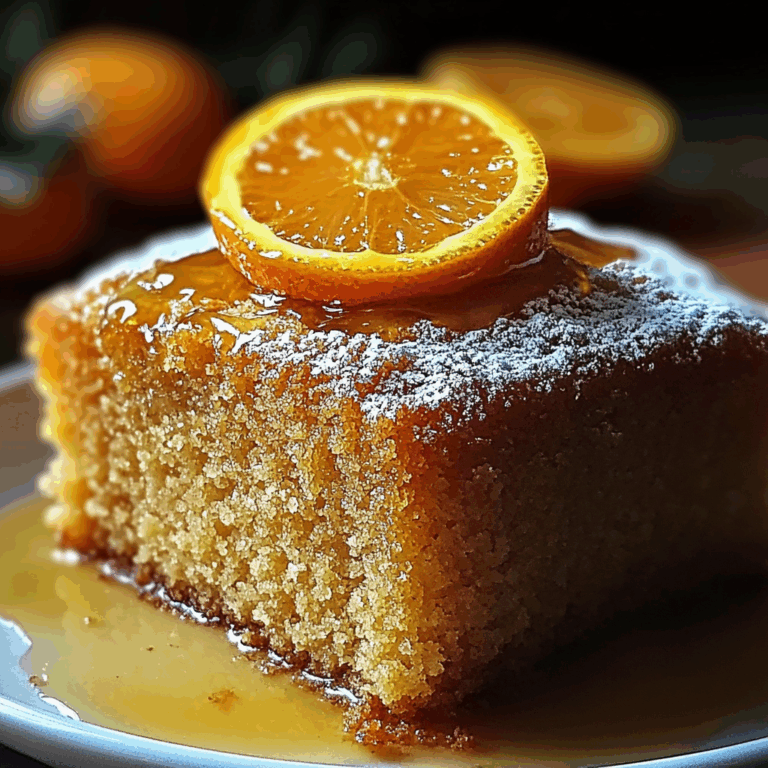 Orange Ginger Honey Cake