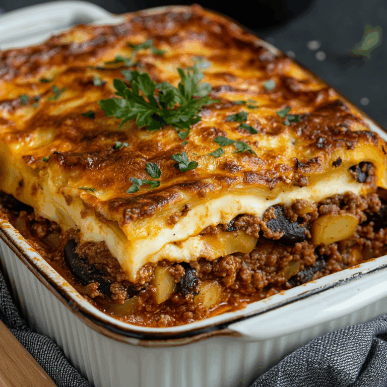 Recipe For Greek Moussaka