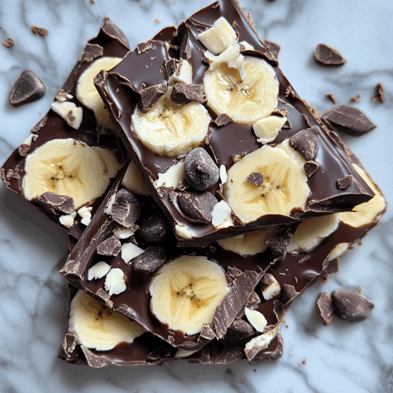 Viral Chocolate Banana Bark